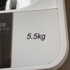 5.5kg 洗濯機 Hisenseの画像