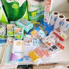 【日用品まとめて】トイレットペーパー　キッチンペーパー　コード　絆創膏　アイラップなどなどの画像