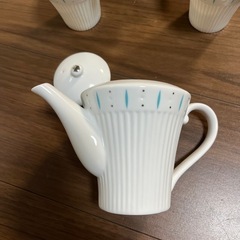 ティーポット&カップ4個セット
の画像