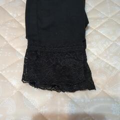 ②レギンス（7分丈レース）の画像