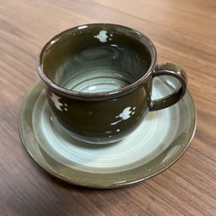 小石原焼き　カップ&ソーサー2客
の画像