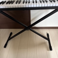 【売却済】キーボード／電子ピアノ 61鍵盤　スタンドセット 　の画像