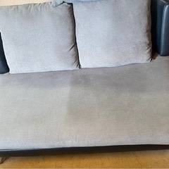 ※ 2人掛けソファ　NITORI ニトリ　L-Style SOFA POTION　合皮/布製の画像