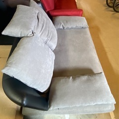 ※ 2人掛けソファ　NITORI ニトリ　L-Style SOFA POTION　合皮/布製の画像
