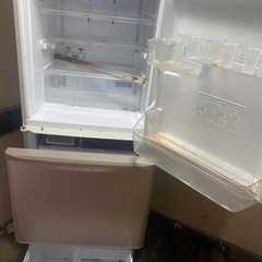 NO B423🌈福岡市内配送設置無料✨🌈シャープ SHARP 冷蔵庫 （350L・どっちもドア） シルバー系 SJ-WA35X-Sの画像
