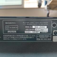Blu-rayレコーダー　SONY　BDZ-ZW500 の画像