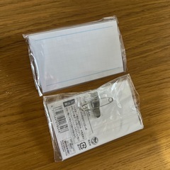 55個　名札　ネームプレート　クリップ式　安全ピン式 の画像