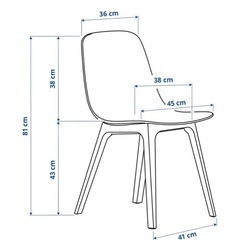 IKEA ODGER イケア オドゲル 
ダイニングチェア   　の画像