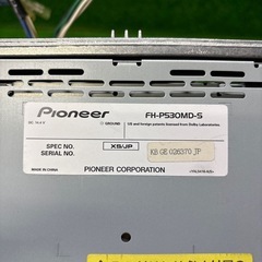 Carrozzeria カロッツェリア CD MD 2DIN オーディオ　デッキ　動作品　社外　C214の画像