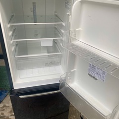 NO B421🌈福岡市内配送設置無料✨🌈HR-D15AB 冷蔵庫 パールブラック [150L /2ドア /右開きタイプ] の画像
