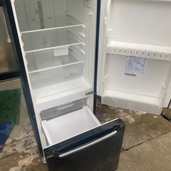 NO B421🌈福岡市内配送設置無料✨🌈HR-D15AB 冷蔵庫 パールブラック [150L /2ドア /右開きタイプ] の画像