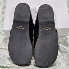 【☘️中古】キッズ24.5cm幅広マジックテープ式ローファーの画像