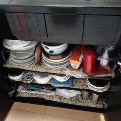 ニトリ　バーカウンターテーブル　カウンターチェア　机　椅子　キッチン台　収納の画像