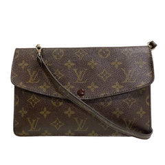 ルイヴィトン LOUIS VUITTON ショルダーバッグ モノグラム ドゥーブルラバ ポシェット M51815 ブラウンの画像