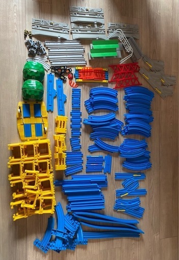 プラレール　レールなどまとめ売り150点以上