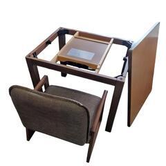 ユアサプライムス 一人用 こたつ なごみ NGM-N69DLH 69×55cm コタツテーブル チェアー 掛け布団 3点セット コードとネジ無し　0811-012の画像