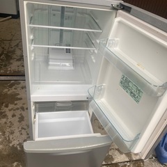 NO B420🌈福岡市内配送設置無料✨🌈パナソニック Panasonic 冷蔵庫(138L 右開き) 2ドア シルバー NR-B148W-Sの画像
