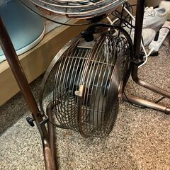 （受付終了）3連 メタル扇風機 一部難あり 動作品 ドウシシャ製の画像