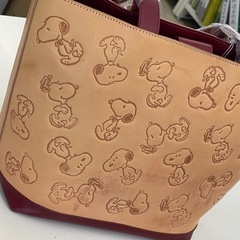 リユースのサカイ東金店 スヌーピートートバッグ ※シミあり  TJ13825の画像