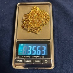 k18刻印　ネックレス　18金GFの画像