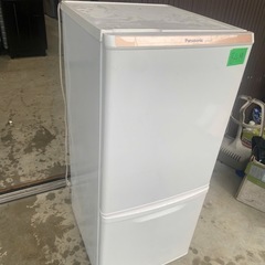 NO B419🌈福岡市内配送設置無料✨🌈Panasonic 2ドア冷蔵庫 138L ホワイト NR-B147W-Wの画像