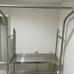 ステンレス　洗濯機ラックの画像