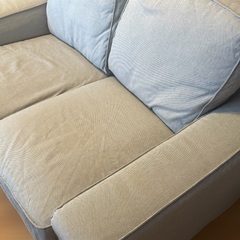 ソファ　ライトグレー　IKEAの画像