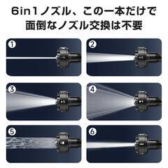 新品⭐️高圧洗浄機 コードレス 大容量バッテリー 収納ケース付 高圧噴射 パワフルの画像