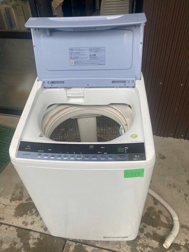 NO B417?福岡市内配送設置無料✨?日立 HITACHI ビートウォッシュ 全自動洗濯機 （8kg） ブルー BW-8WV 