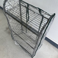 新品　ガーデンラックカバー付 3段 高さ96cmの画像