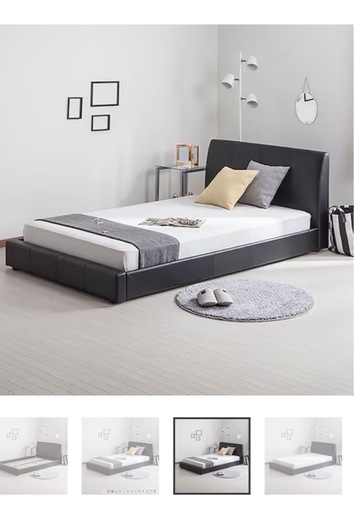 ダブルサイズベット&マットレス付き