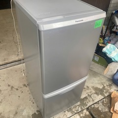 NO B416🌈福岡市内配送設置無料✨🌈パナソニック Panasonic 冷蔵庫(138L 右開き) 2ドア シルバー NR-B147W-Sの画像