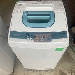 NO B415🌈福岡市内配送設置無料✨🌈日立 5.0kg 全自動洗濯機（ピュアホワイト）HITACHI NW-5KR-Wの画像