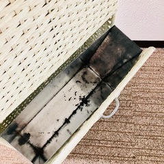 白い整理かごの画像