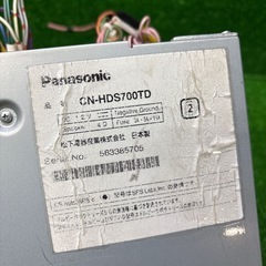 パナソニック ストラーダ　CN-HDS700TD CD DVD HDDナビ　地図2007年　動作品　社外　S50419008の画像