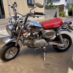ホンダモンキーカスタム　シルバーバージョン88ccの画像