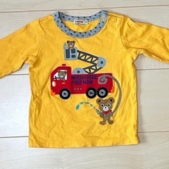 70 ミキハウスの 秋服上下セット　ミキハウス＋ダブルビーの画像