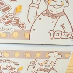 新品　4ケース　激安　テキサスコーン　たこ焼き味×1 コーンポタージュ×3の画像