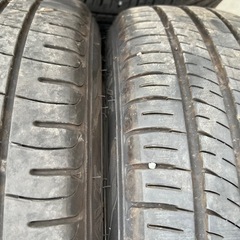 ブリヂストン T'S Racing CLIMAX POTENTIAL 14インチ 4穴 PCD100 6J +35 165/55r14 ダンロップ EC204 軽カー コンパクトカーに 当時物 
の画像