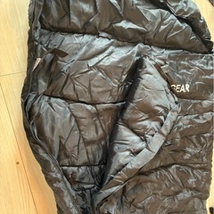 寝袋 シュラフ 黒 2個セットの画像