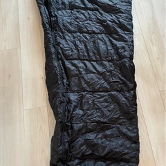 寝袋 シュラフ 黒 2個セットの画像