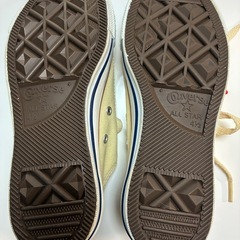 新品　コンバース　オールスター23.5cmクリーム色の画像