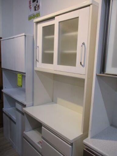 R367 Keyuca ケユカ キッチンボード、食器棚、幅120cm Used・美品