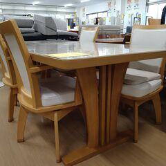 リユースのサカイ浦和店 【E187】★ダイニングセット5点 ニトリ ナチュラルの画像