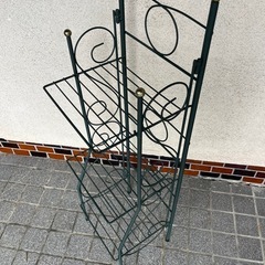 アイアン　ラック　シェルフ　棚　フラワーラック　収納　飾り棚　花台　プランターの画像