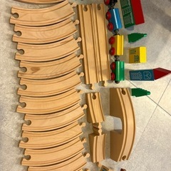 マキシム　8の字木製レールセットの画像