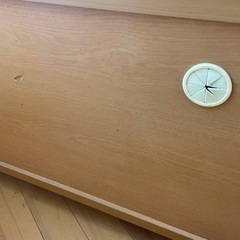 【お譲りします】
【ジャンク品】木製ローボード引き出し付き　W120の画像