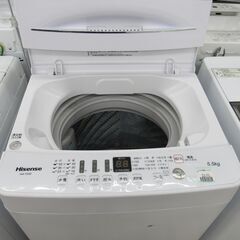 5.5Kg　洗濯機　ハイセンス　HW-T55D　エキスパート藤沢辻堂店の画像