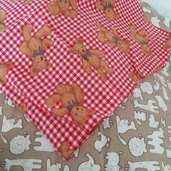 キルティング　どうぶつ柄　レトロの画像