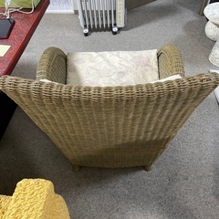 籐の椅子の画像